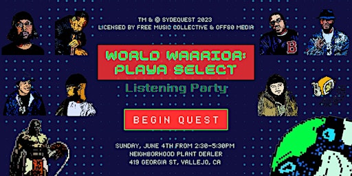 World Warrior: Playa Select - Listening Party primary image