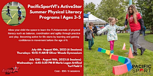 ActiveStar | 3-5 YRS | THURS 4:45-5:30 PM primary image