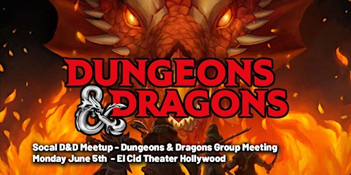 Socal Dungeons & Dragons - Tavern Party & Dungeon Battles Live! primary image