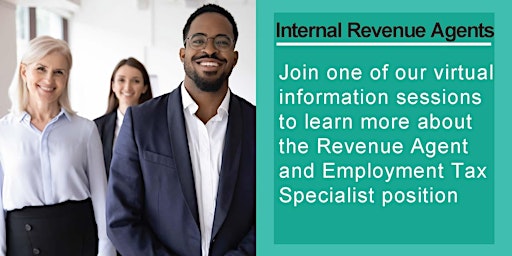 Info Session about Specialty Exam, BSA, Excise, Employment Tax Specialist primary image