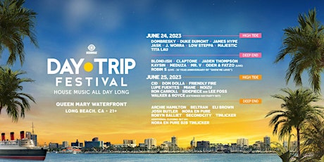 Day Trip Festival - VIP Package with 3  Day Hotel Room at Queen Marry