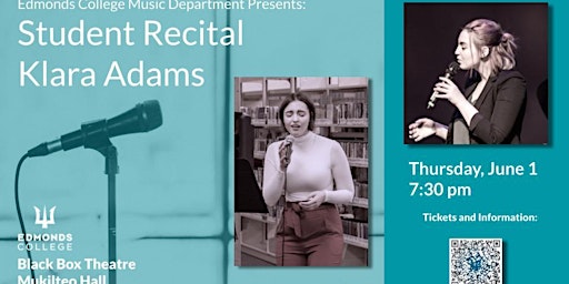 Edmonds College Music Department Presents: Klara Adam's Student Recital primary image