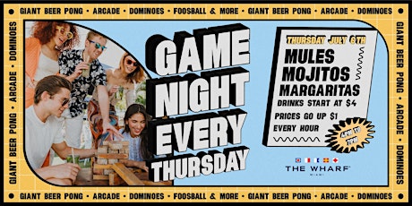 GAME NIGHT at The Wharf Miami!