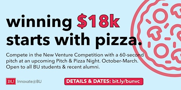Pitch & Pizza 2018-19 (part of the New Venture Competition) 