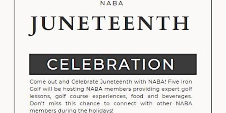 NABA Juneteenth Membership Celebration
