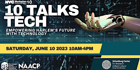 10 TALKS TECH: EMPOWERING HARLEM'S FUTURE WITH TECHNOLOGY