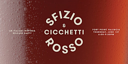 Sfizio Rosso & Cicchetti Night primary image