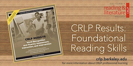 CRLP Results for Upper Grades Summer Institute
