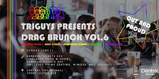 Tri Guys Presents: Drag Brunch Vol. 6 - Out and Proud! primary image