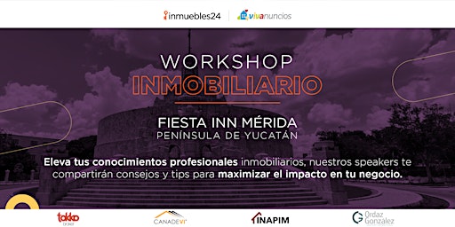 Imagen principal de Workshop Inmobiliario Mérida, Península de Yucatán
