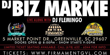 BIZ MARKIE LIVE IN GREENVILLE, SC - ONE NIGHT ONLY - 80's vs 90's Dance Party primary image