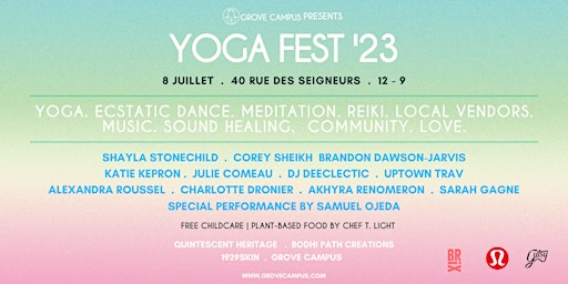 Hauptbild für Grove Campus Yoga Fest '23: What is Love in Action?
