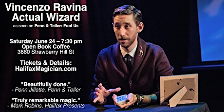 Actual Wizard – Live Magic Show at Open Book Coffee