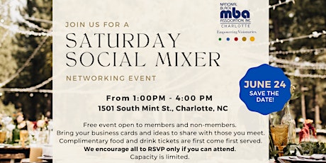Saturday Social Mixer