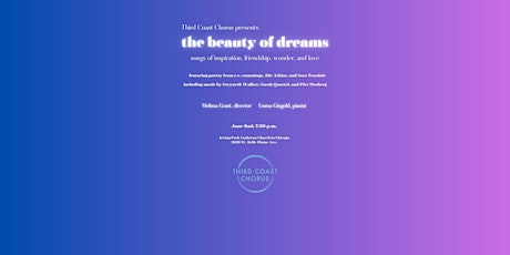 Third Coast Chorus Spring Concert: The Beauty of Dreams - LIVESTREAM EVENT
