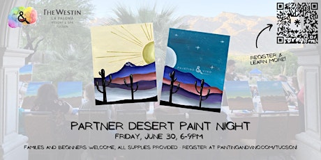 Partner Desert Paint and Sip at the Westin La Paloma