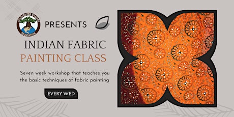 Image principale de Indian Fabric Painting Class