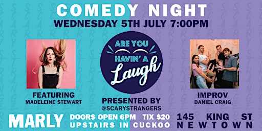 Are You Havin' a Laugh?! COMEDY NIGHT ft. Madeleine Stewart primary image