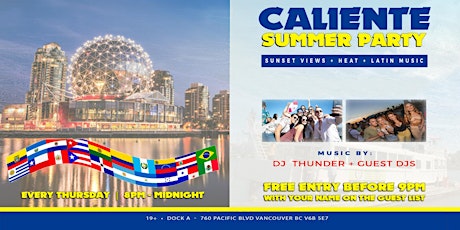Caliente Summer Party | Sunset Views, Heat, and Latin Music!