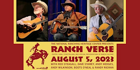 Ranch Verse - Evening Concert - Red Steagall, Andy Hedges & Dave Stamey