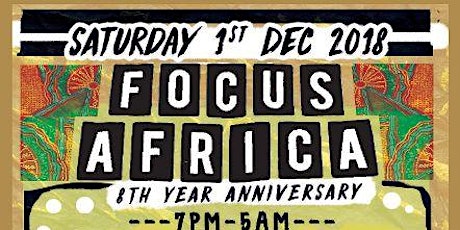 Focus Africa 8th Year Anniversary: Win 1 FREE FLIGHT to Africa! primary image