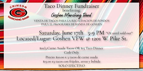 Taco Dinner Fundraiser