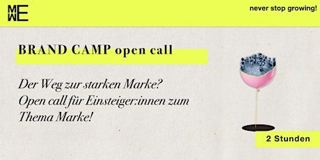 BRAND CAMPS - OPEN CALL