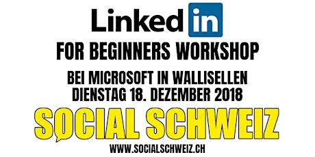 LinkedIn for beginners Workshop - Social Schweiz GmbH primary image