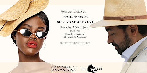 PRE CUP EVENT: SIP & SHOP at CAPPELLERIA BERTACCHI primary image