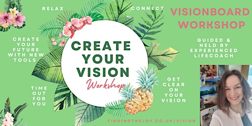 Imagem principal do evento Create Your Vision Visionboard Manifestation Workshop