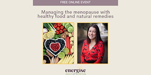 Imagen principal de Managing the menopause with healthy food and remedies.
