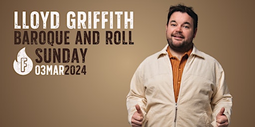 Imagem principal do evento Lloyd Griffith: Baroque and Roll (Rescheduled Date)