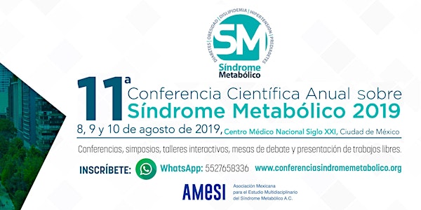 11a CONFERENCIA CIENTÍFICA ANUAL SOBRE SÍNDROME METABÓLICO - 2019