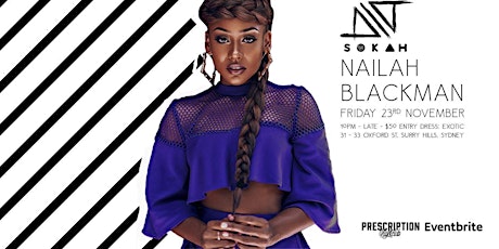 Nailah Blackman Sydney at Prescription Nightclub  primary image