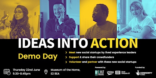Ideas into Action: Lived experience leaders introduce their startups primary image
