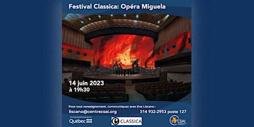 Festival Classica: Opéra Miguela primary image