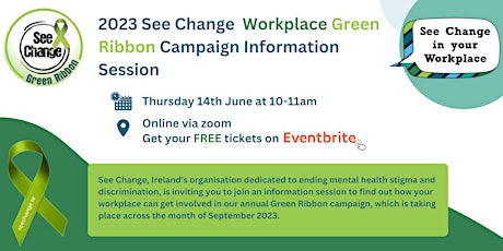 Green Ribbon WORKPLACE Information Session 2023