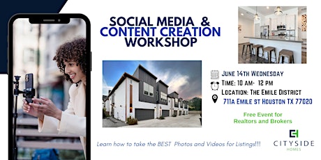 Social Media Class- Content Creation Workshop @ The Emile District