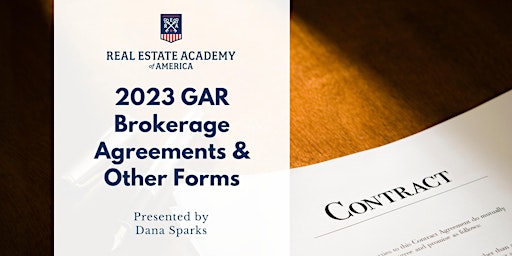 IN BRANCH - 2023 GAR Brokerage Agreements & Other Forms - GREC# 75555 primary image