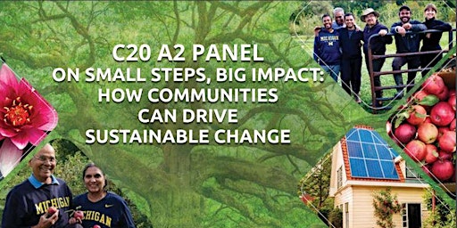 Imagem principal de C20 A2 Panel on How Communities Can Drive Sustainable Change