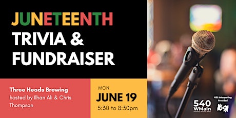 Primaire afbeelding van Juneteenth Fundraiser and Trivia Night