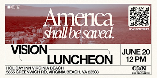 Imagen principal de Vision Lunch America Shall Be Saved - Virginia Beach