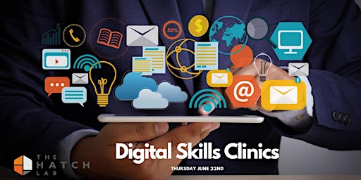 Digital Skills Clinics June 22nd primary image