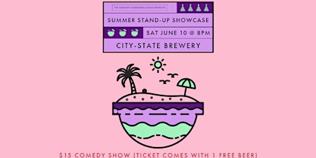 Summer Stand-up Showcase with Some of DC's Best Comedians & FREE BEER