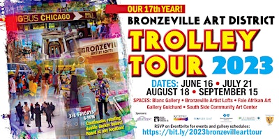 Hauptbild für Bronzeville Art District Trolley Tour 2023