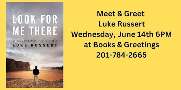 Meet & Greet Luke Russert Wednesday, June 14th, 6PM