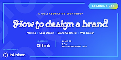 Workshop: How to design a brand