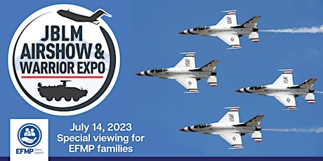 Imagem principal do evento EFMP Families at JBLM Airshow and Warrior Expo