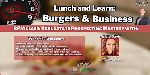 Hauptbild für Lunch n Learn: Burgers and Business Edition