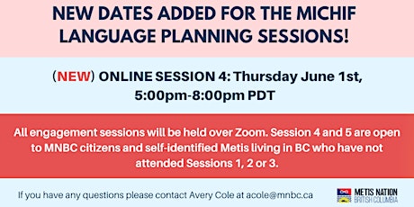 Session 4 - Virtual Michif Language Planning Engagement Session